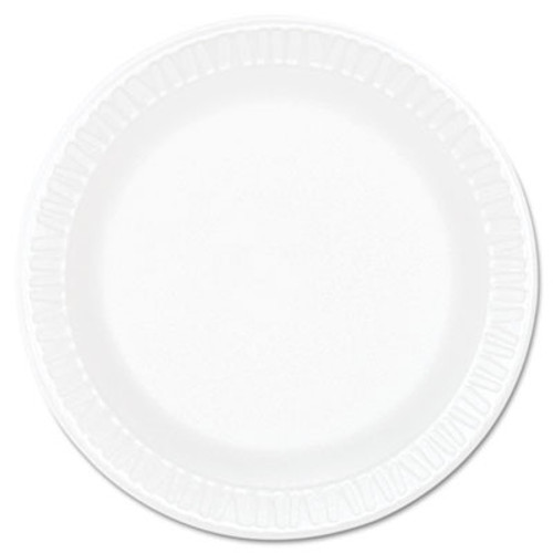 Dart Concorde Foam Plate  6  dia  White  1000 Carton (DCC 6PWCR)
