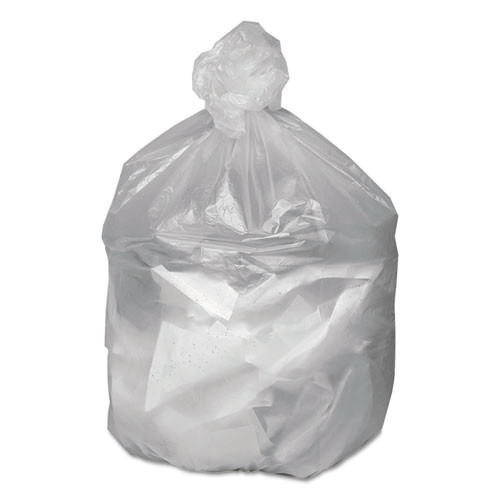 Good 'n Tuff Waste Can Liners  60 gal  12 microns  38  x 58   Natural  200 Carton (WEB GNT3860)
