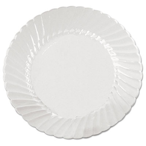 WNA Classicware Plates  Plastic  9 in  Clear  18 Bag  10 Bag Carton (WNA CW9180)