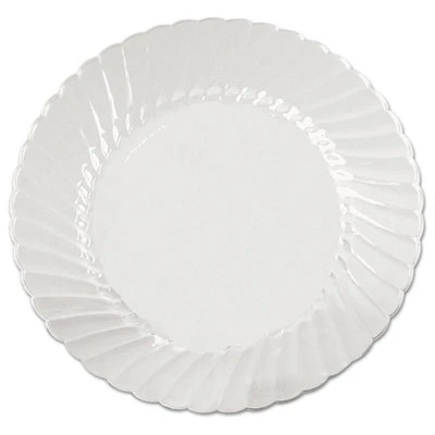 WNA Classicware Plates  Plastic  9 in  Clear  18 Bag  10 Bag Carton (WNA CW9180)