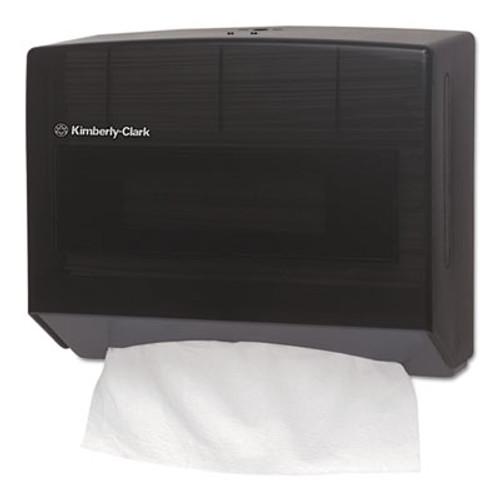 Scott Scottfold Folded Towel Dispenser  Plastic  10 75 x 4 75 x 9  Black (KCC 09215)