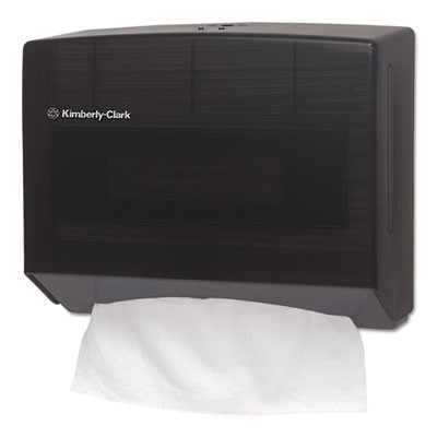 Scott Scottfold Folded Towel Dispenser  Plastic  10 75 x 4 75 x 9  Black (KCC 09215)