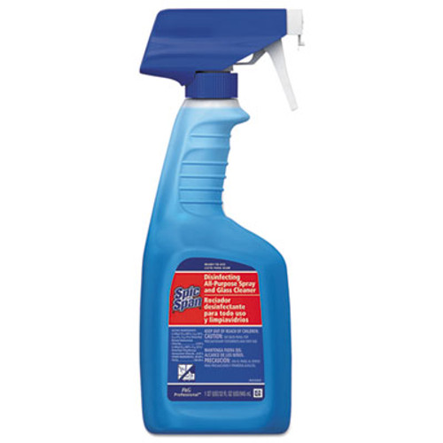 Spic and Span Disinfecting All-Purpose Spray and Glass Cleaner  Fresh Scent  32 oz Spray Bottle  8 Carton (PGC 58775)