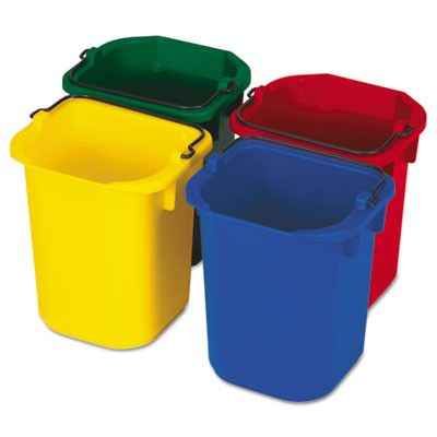 Rubbermaid Commercial 5-Quart Disinfecting Utility Pail  4 Colors (RCP 9T83)