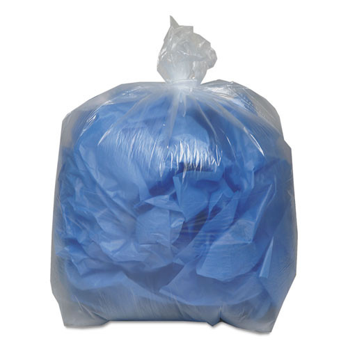 Boardwalk Low Density Repro Can Liners  45 gal  1 4 mil  40  x 46   Clear  100 Carton (BWK 535)