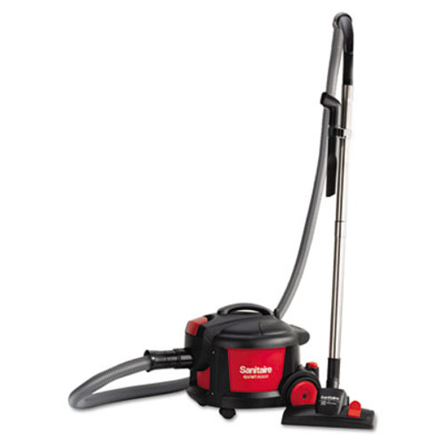 Sanitaire EXTEND Top-Hat Canister Vacuum  9 Amp  11  Cleaning Path  Red Black (EUR SC3700A)