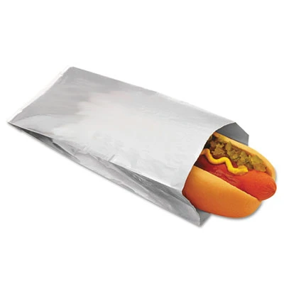 Bagcraft Foil Single-Serve Bags  3 5  x 8 5   Silver  1 000 Carton (BGC 300456)
