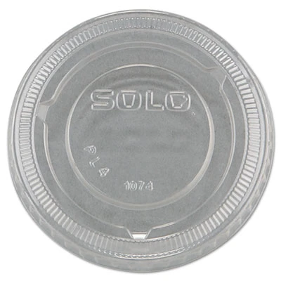 Dart Non-Vented Cup Lids  Fits 3 25-9 oz Cups  Clear  125 Sleeve  20 Sleeves Carton (DCC PL4N)