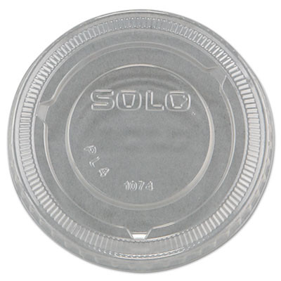 Dart Non-Vented Cup Lids  Fits 3 25-9 oz Cups  Clear  125 Sleeve  20 Sleeves Carton (DCC PL4N)