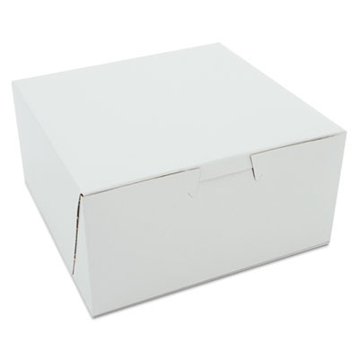 SCT Non-Window Bakery Boxes  6 x 6 x 3  White  250 Carton (SCH 0905)