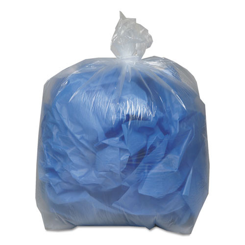 Boardwalk Low Density Repro Can Liners  60 gal  1 75 mil  38  x 58   Clear  100 Carton (BWK 538)