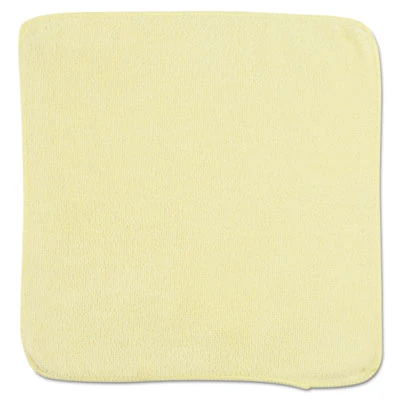 Rubbermaid Commercial Microfiber Cleaning Cloths  12 x 12  Yellow  24 Bag (RCP 1820580)