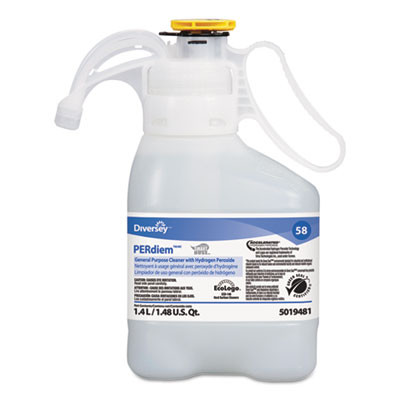 Diversey PERdiem Concentrated General Cleaner W  Hydrogen Peroxide  47 34oz  Bottle  2 CT (DVO 5019481)
