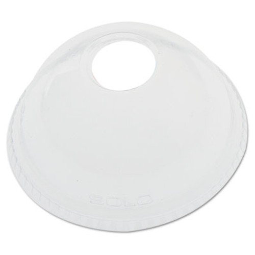 Dart Ultra Clear Dome Cold Cup Lids f 16-24 oz Cups  PET  100 Pack (DCC DLR626)