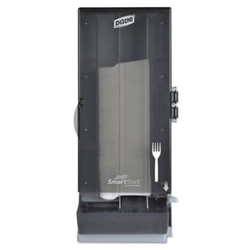 Dixie SmartStock Utensil Dispenser  Fork  10  x 8 78  x 24 75   Smoke (DXESSFPD120)