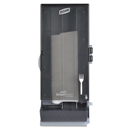 Dixie SmartStock Utensil Dispenser  Fork  10  x 8 78  x 24 75   Smoke (DXESSFPD120) Dixie SmartStock Utensil Dispenser  Fork  10  x 8 78  x 24 75   Smoke (DXESSFPD120)