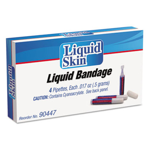 PhysiciansCare by First Aid Only Liquid Bandage  0 017 oz Pipette  4 Box (ACM90447)