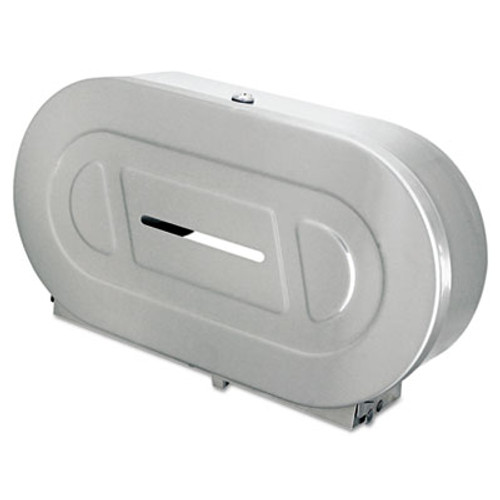 Bobrick Toilet Tissue 2 Roll Dispenser  Satin-Finish Stainless Steel  Jumbo  20 81 x 5 31 x 11 38 (BOB 2892)