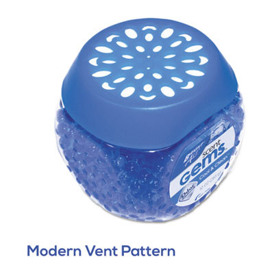 BRIGHT Air Scent Gems Odor Eliminator  Cool and Clean  Blue  10 oz Gel (BRI 900228CT)