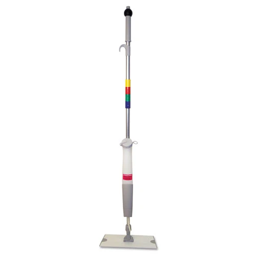 Boardwalk Bucketless Microfiber Mop System  5 x 18 Head  59  Handle  Blue Gray (BWK BWMS-16-MFM)