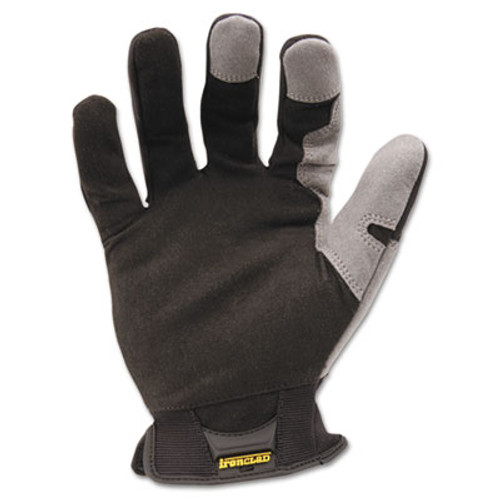 Ironclad Workforce Glove  Large  Gray Black  Pair (IRNWFG04L)