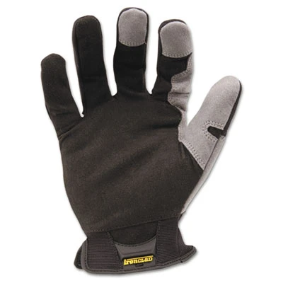 Ironclad Workforce Glove  Large  Gray Black  Pair (IRNWFG04L)