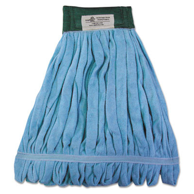 Boardwalk Microfiber Looped-End Wet Mop Head  Medium  Blue (BWK MWTM-B)