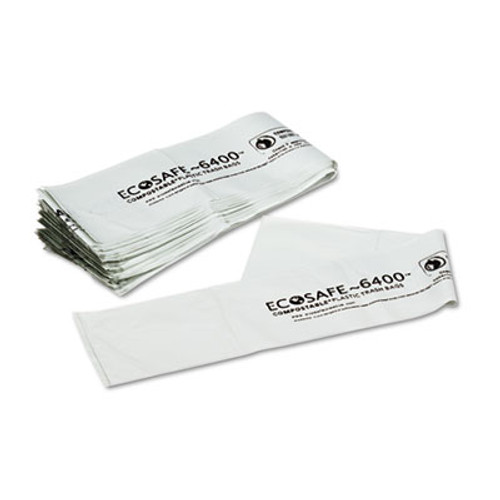 Stout by Envision EcoSafe-6400 Bags  13 gal  0 85 mil  24  x 30   Green  45 Box (STO E2430E85)