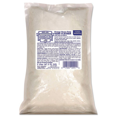 Boraxo Orange Heavy Duty Hand Cleaner  2 Liter Refill Bag (DIA10991)