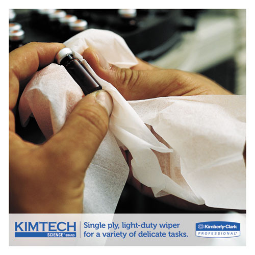 Kimtech Kimwipes  Delicate Task Wipers  1-Ply  4 2 5 x 8 2 5  280 Box 16800 Ct (KCC 34155CT)