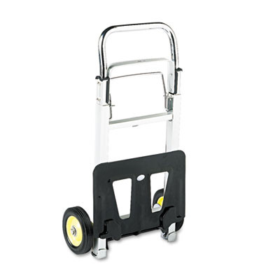 Safco HideAway Aluminum Hand Truck  250 lb Capacity  15 5 x 16 5 x 43 5 (SAF4061)