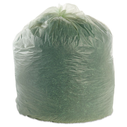 Stout by Envision EcoSafe-6400 Bags  64 gal  0 85 mil  48  x 60   Green  30 Box (STO E4860E85)