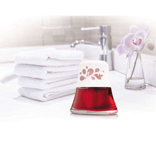 BRIGHT Air Scented Oil Air Freshener  Macintosh Apple and Cinnamon  Red  2 5 oz  6 Carton (BRI 900022CT)