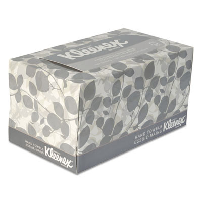 Kleenex Hand Towels  Pop-Up Box  Cloth  9 X 10 A    120 Box  18 Boxes Carton (KCC 01701CT)