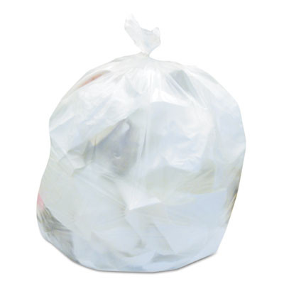 Heritage High-Density Waste Can Liners  30 gal  8 microns  30  x 37   Natural  500 Carton (HER Z6037LNR01)