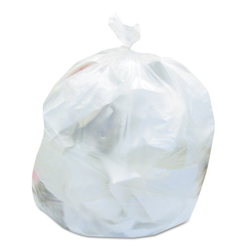 Heritage High-Density Waste Can Liners  30 gal  8 microns  30  x 37   Natural  500 Carton (HER Z6037LNR01)