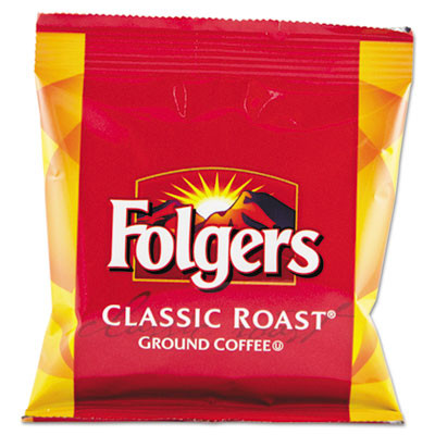 Folgers Coffee  Fraction Pack  Classic Roast  1 5oz  42 Carton (SMU 06430)