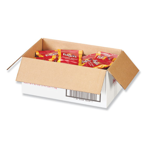 Folgers Coffee  Fraction Pack  Classic Roast  1 5oz  42 Carton (SMU 06430)