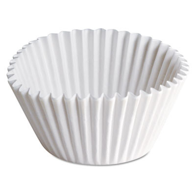 Hoffmaster Fluted Bake Cups  2 1 4 dia x 1 7 8h  White  500 Pack  20 Pack Carton (HFM 610070)