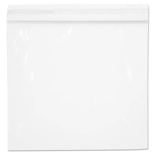 Boardwalk Reclosable Food Storage Bags  Sandwich  1 15 mil  6 5  x 5 89   Clear  500 Box (BWK SANDWICHBAG)