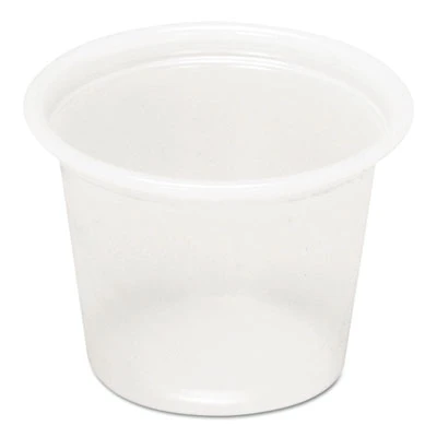 Pactiv Plastic Souffl    Cups  1 oz  Translucent  5000 Carton (PAC YS100)
