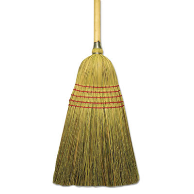 Boardwalk Corn Fiber Lobby Brooms  53 5   Natural  6 Carton (BWK BR10004)