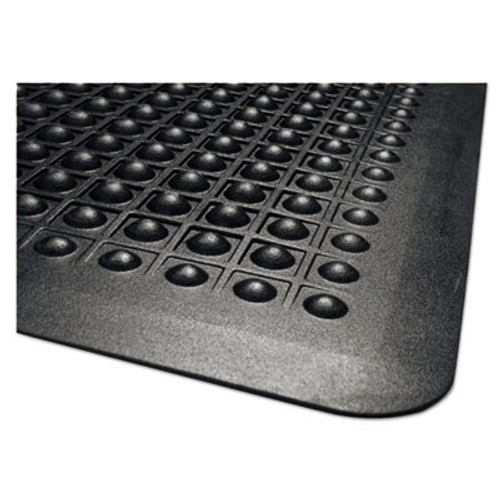 Guardian Flex Step Rubber Anti-Fatigue Mat  Polypropylene  24 x 36  Black (MLL24020300)