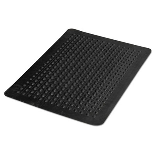 Guardian Flex Step Rubber Anti-Fatigue Mat  Polypropylene  24 x 36  Black (MLL24020300)