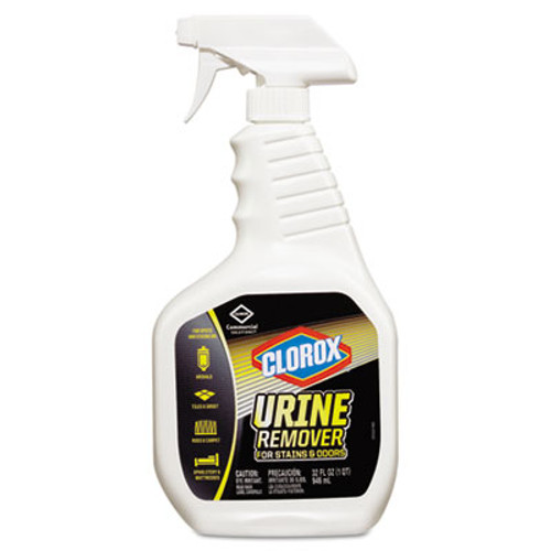 Clorox Urine Remover for Stains and Odors  32 oz Spray Bottle  9 Carton (CLO31036CT)