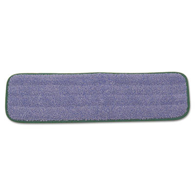 Rubbermaid Commercial Microfiber Wet Mopping Pad  18 1 2  x 5 1 2  x 1 2   Green  12 Carton (RCP Q410 GRECT)