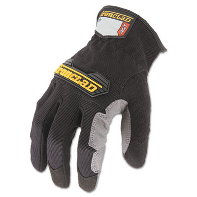 Ironclad Workforce Glove  Medium  Gray Black  Pair (IRNWFG03M)