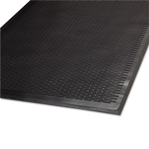 Guardian Clean Step Outdoor Rubber Scraper Mat  Polypropylene  36 x 60  Black (MLL14030500)
