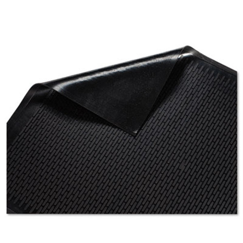 Guardian Clean Step Outdoor Rubber Scraper Mat  Polypropylene  36 x 60  Black (MLL14030500)