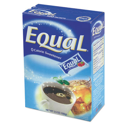 Equal Zero Calorie Sweetener  1 g Packet  115 Box (OFS 20015445)